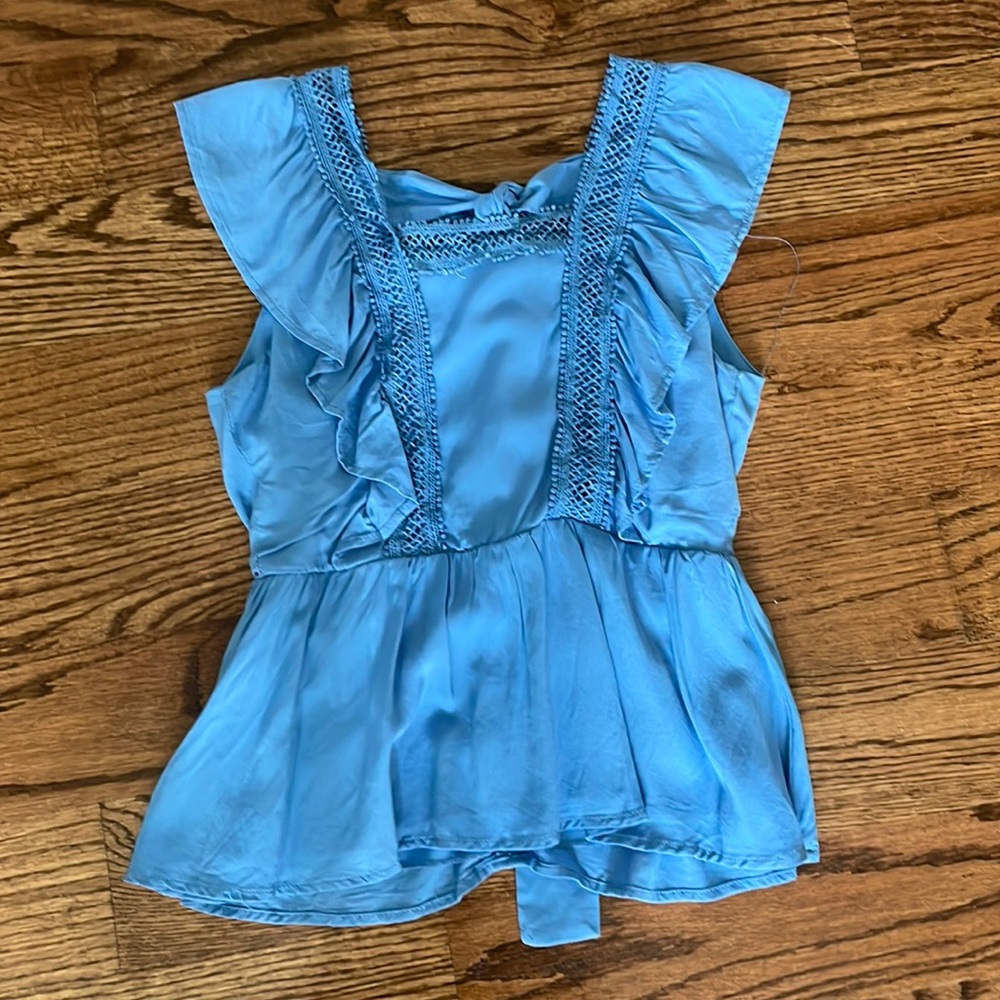 silk, flowy shirt